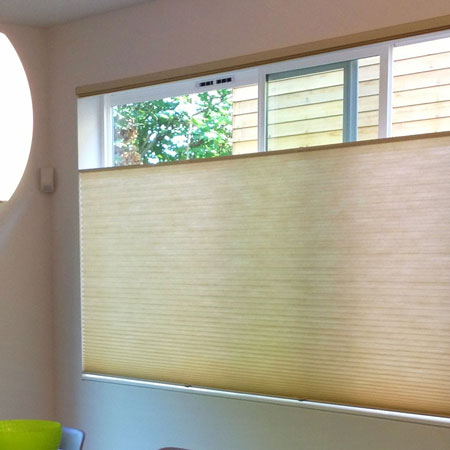 Top-down/bottom-up Honeycomb Shades