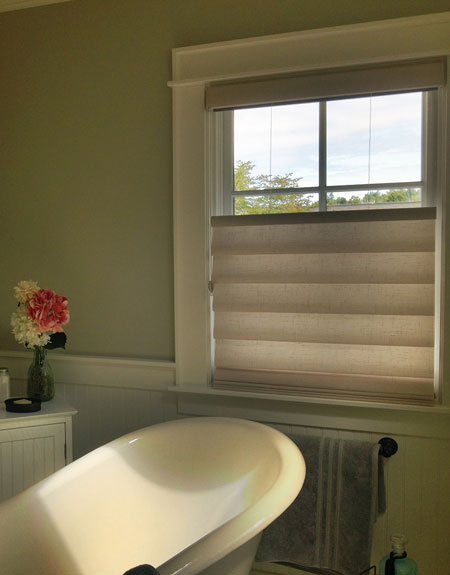 Top-down/bottom-up Vignette® Roman Shade